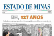 CONFIRA A CAPA DO ESTADO DE MINAS DO DIA 12/12/2024