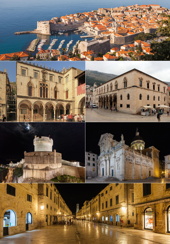 Dubrovnik (Croácia) - A cidade costeira está situada no sul do país, na região da Dalmácia, que também reúne territórios da Bósnia Herzegovina e de Montenegro, no litoral leste do mar Adriático. Inaugurada no século 7, tem cerca de 28 mil moradores. 