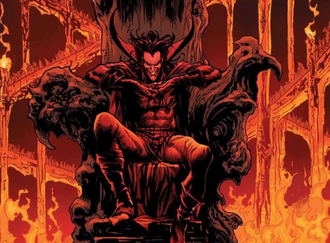 Mefisto - Um ser diabólico no universo da Marvel, Mefisto é muito poderoso. Ele possui força e resistência sobre-humanas, além de ser imortal. Sua capacidade mística é tão grande que ele é capaz de criar universos paralelos e é muito raro encontrar alguém que decide encarar de frente o vilão.