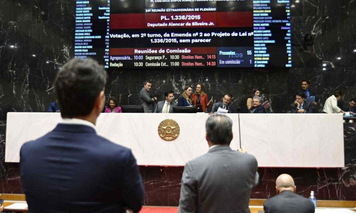 PL foi aprovado em plenário na ALMG e deve virar lei até o fim de 2024 -  (crédito: ALMG/ Alexandre Netto)