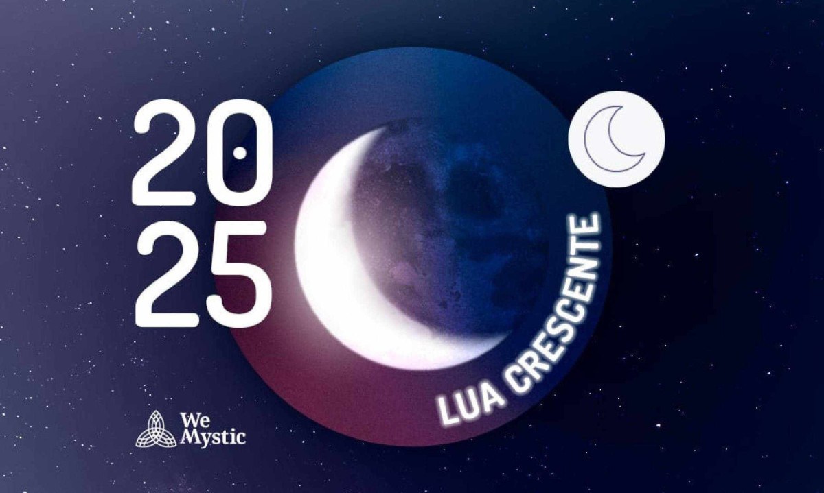 Lua Crescente em 2025: o momento de ação -  (crédito: Wemystic)