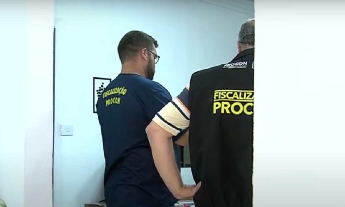 Fiscaliza&ccedil;&atilde;o de rotina levou &agrave; interdi&ccedil;&atilde;o -  (crédito: Divulga&ccedil;&atilde;o/Procon)