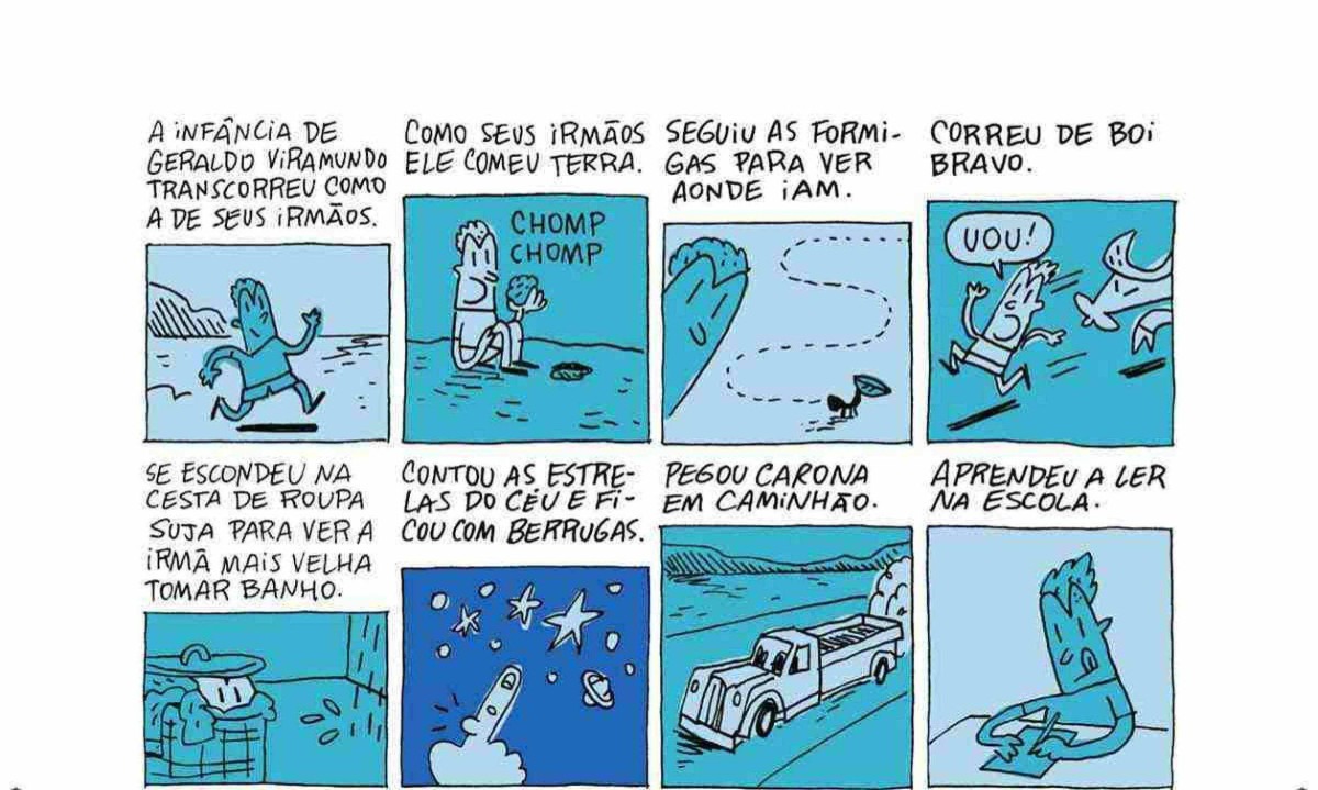 O texto clássico de Fernando Sabino foi mantido quase  na totalidade na versão em HQ, segundo o cartunista   -  (crédito: Reprodução)