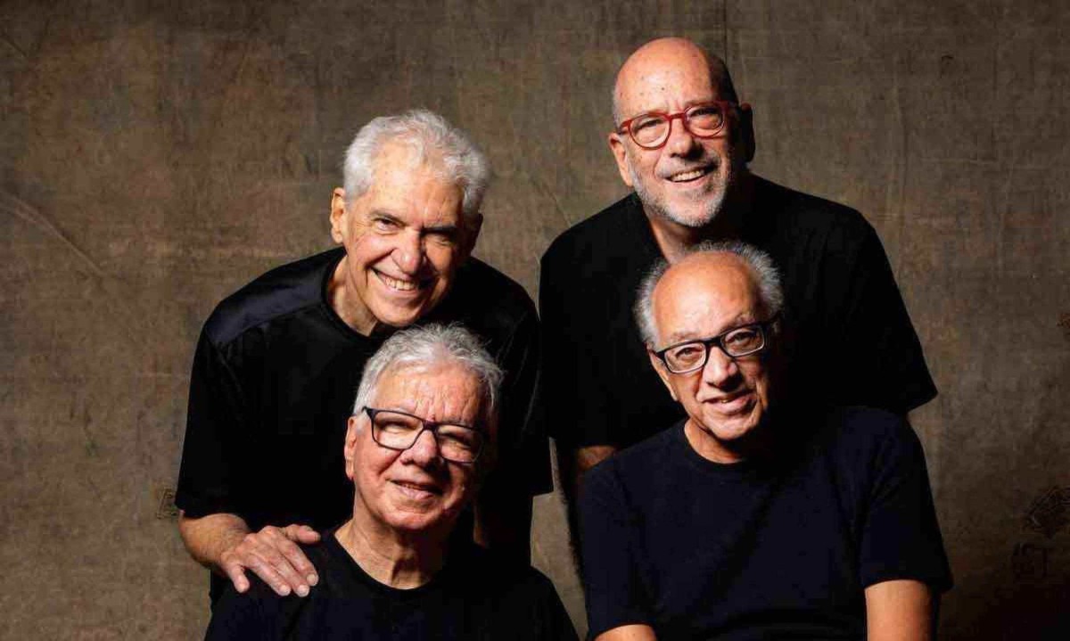 Trajetória do quarteto MPB4 se confunde com a história da música popular brasileira a partir dos anos 1960
 -  (crédito: Leo Aversa/divulgação)