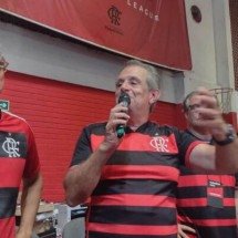 Bap em primeiro discurso como presidente do Flamengo -  (crédito: Foto: Carlos Mello/J10)