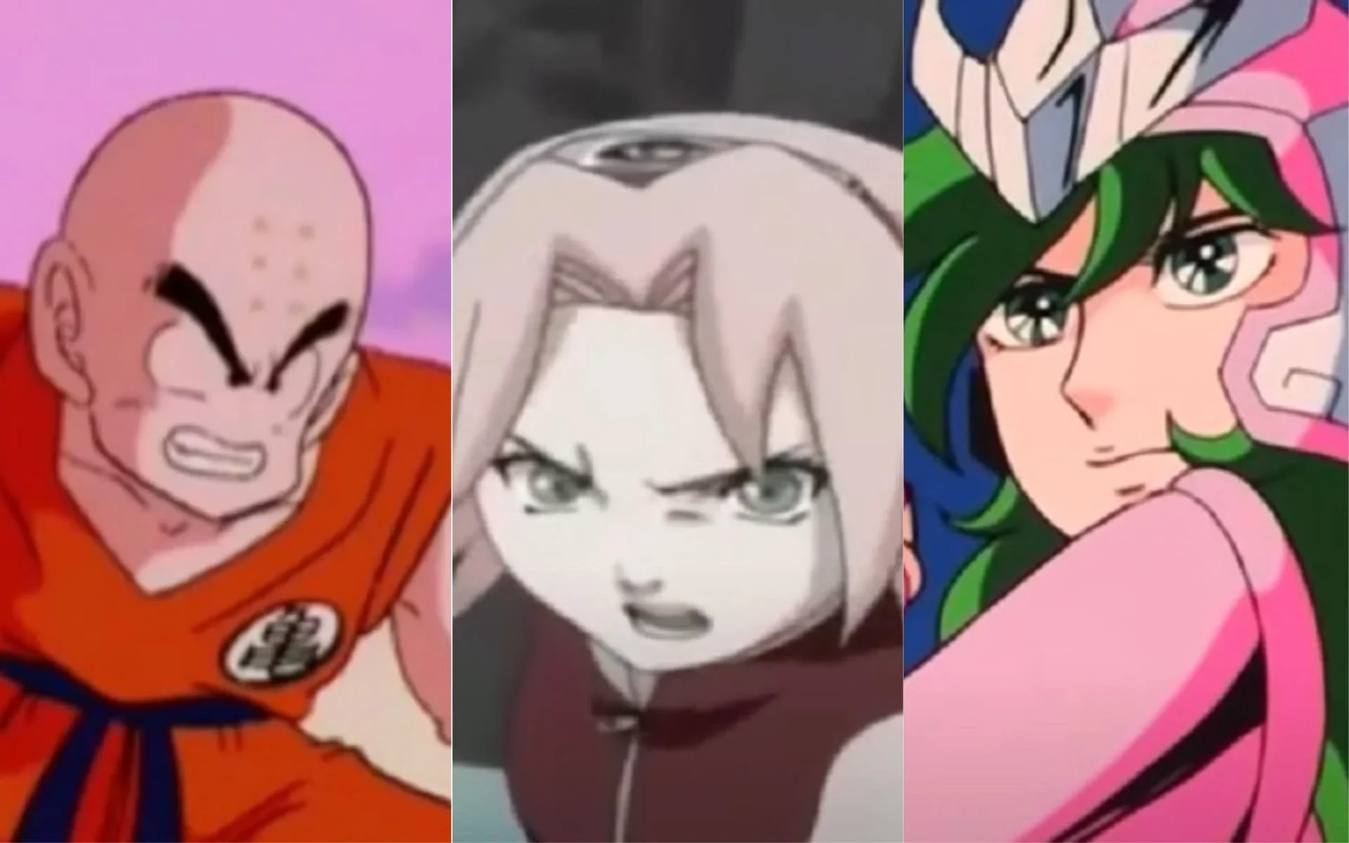 Menosprezados? Personagens de anime que são considerados &#8220;fracos&#8221; - Montagem Flipar