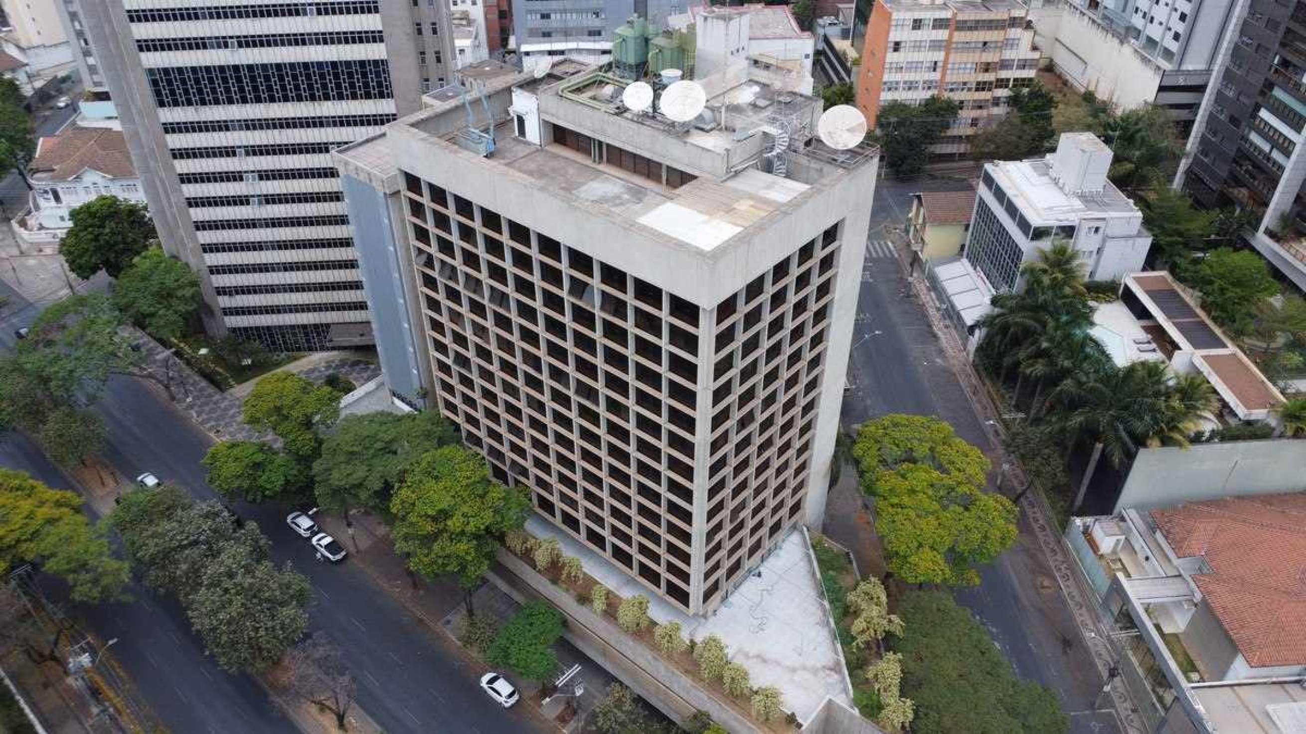 Prédio do Jornal Estado de Minas, no Bairro Funcionários, Região Centro-Sul