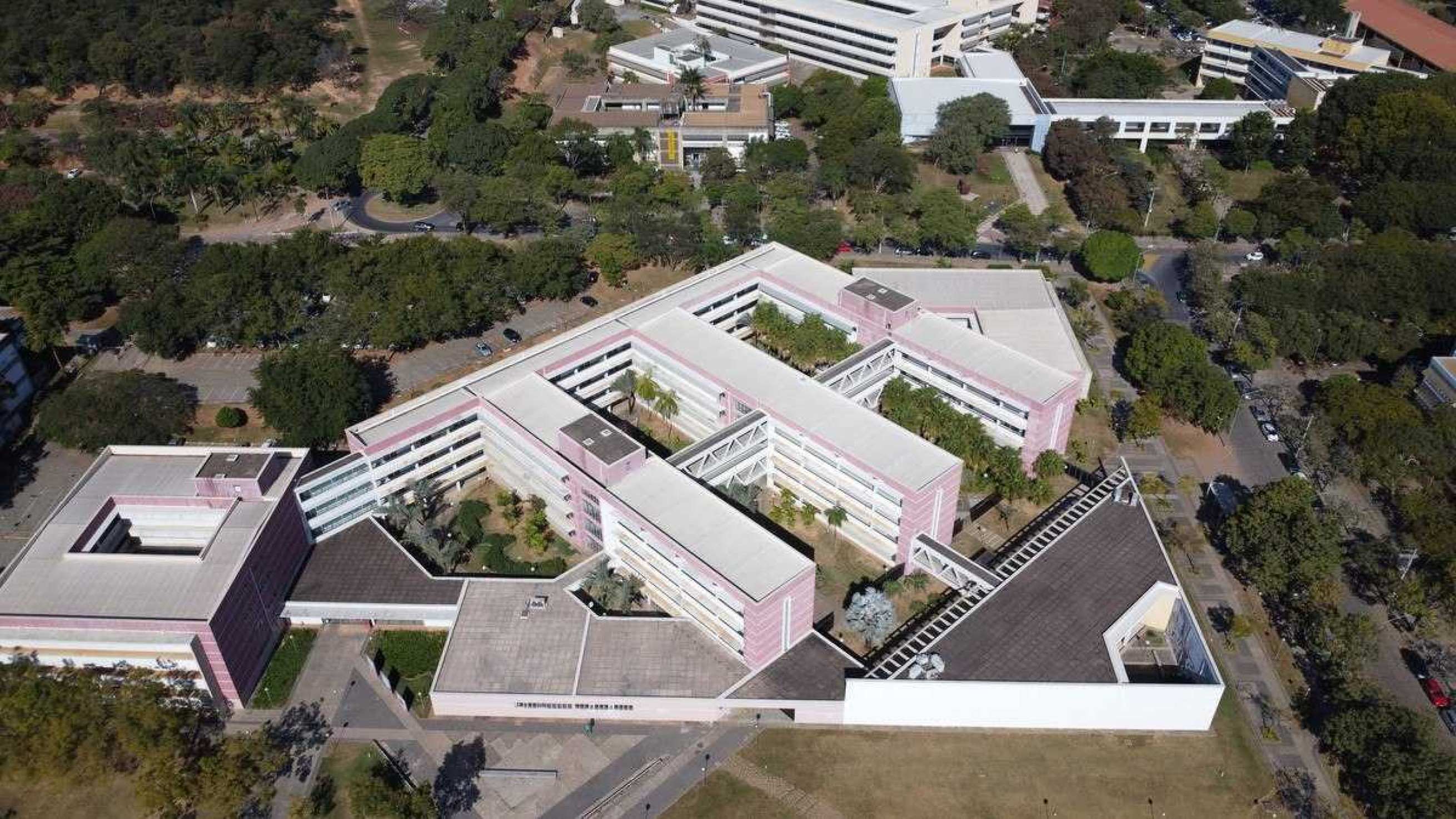 Vista do Campus da UFMG, na Região da Pampulha