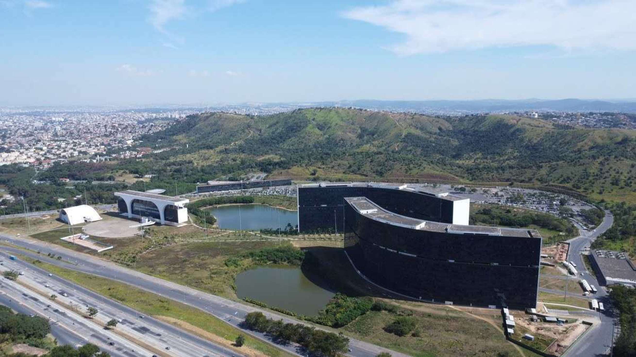 Vista da Cidade istrativa, no Bairro Serra Verde, na Região de Venda Nova