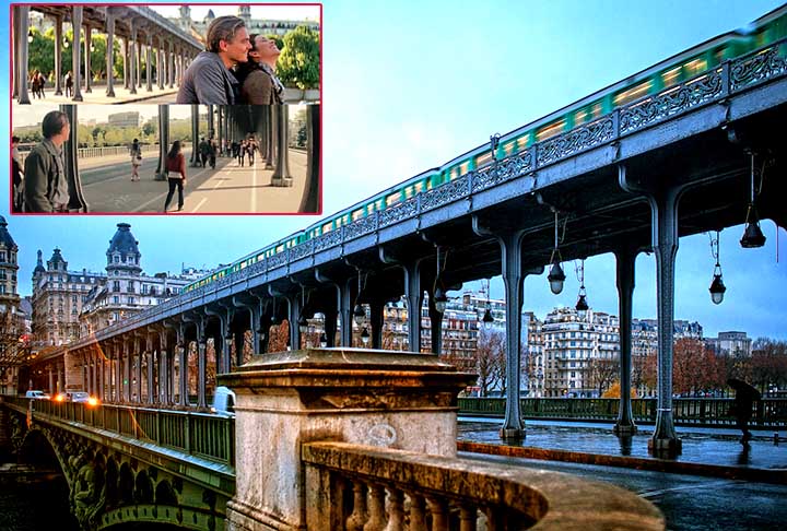 Pont de Bir-Hakeim – Inaugurada em 1906, a Pont de Bir-Hakeim é uma ponte de ferro e pedra que conecta o 15º e 16º arrondissements de Paris. Ela é famosa por seu design com arcos duplos, sustentando tanto a linha de metrô quanto a rodovia. A ponte tem grande importância visual, aparecendo em filmes como Inception e O Perfume.