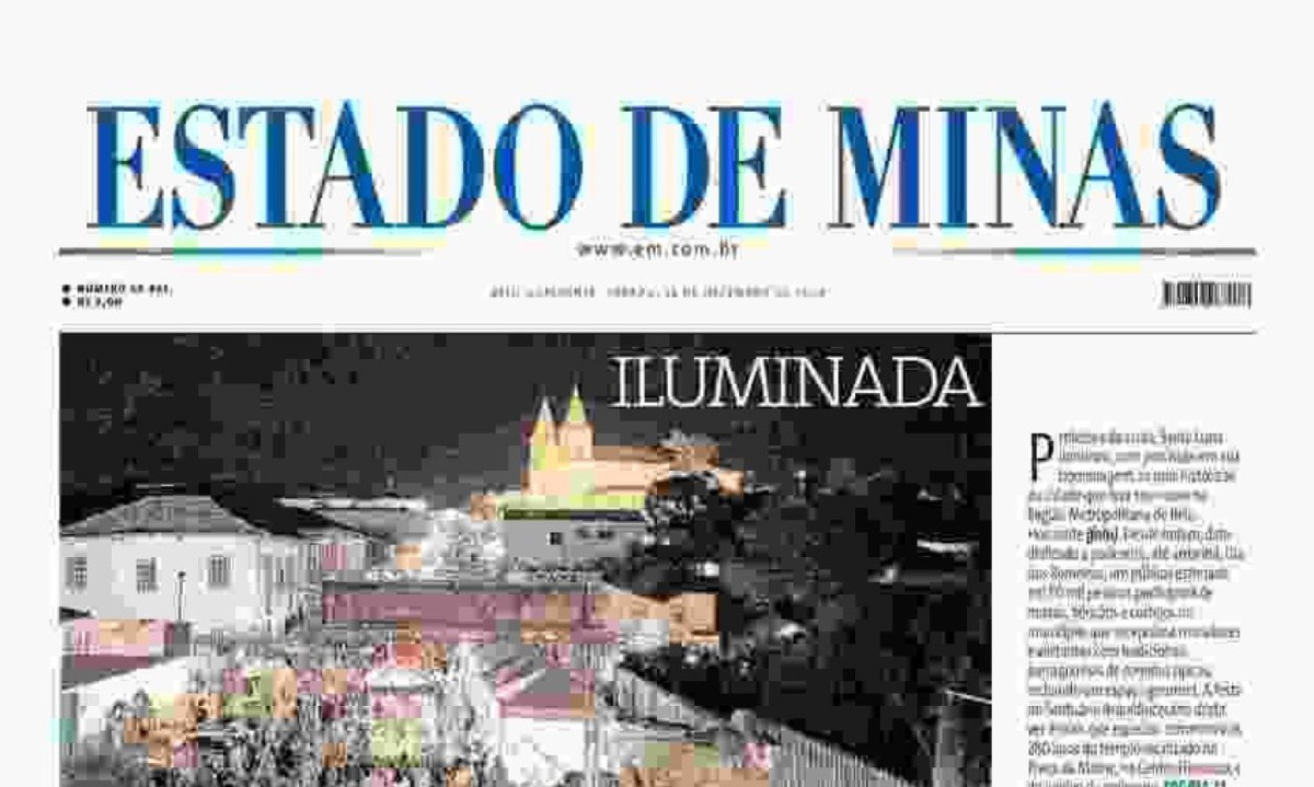 Estado de Minas -  (crédito: Capa do Estado de Minas)