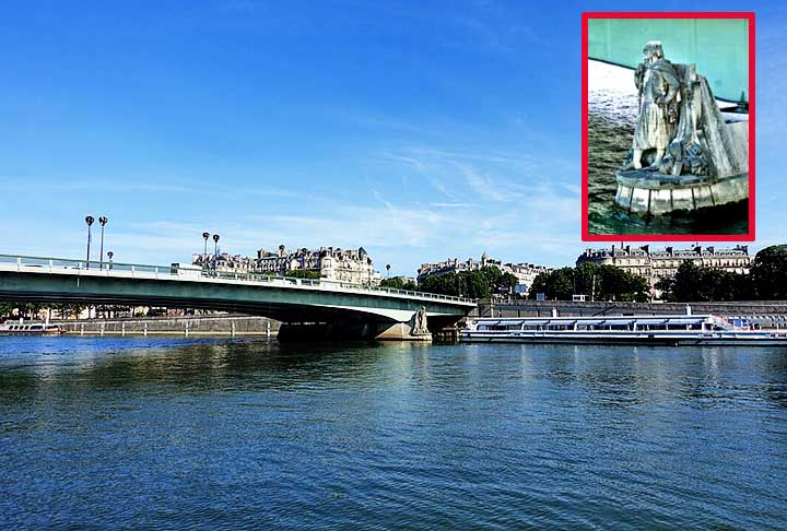 Pont de l'Alma – Inaugurada em 1856, a Pont de l'Alma conecta a margem direita do Sena à área onde se encontra o Musée du Quai Branly. Esta ponte de ferro e pedra é célebre pela escultura da Flame of Liberty, um símbolo de liberdade e referência ao local do acidente fatal de Lady Diana em 1997.
