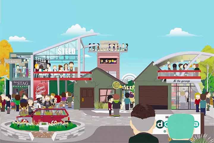 A série de animação South Park estreou em 1997, estrelada por quatro garotos: Stan Marsh, Kyle Broflovski, Eric Cartman e Kenny McCormick. O cenário é a cidade de South Park, no estado norte-americano do Colorado.