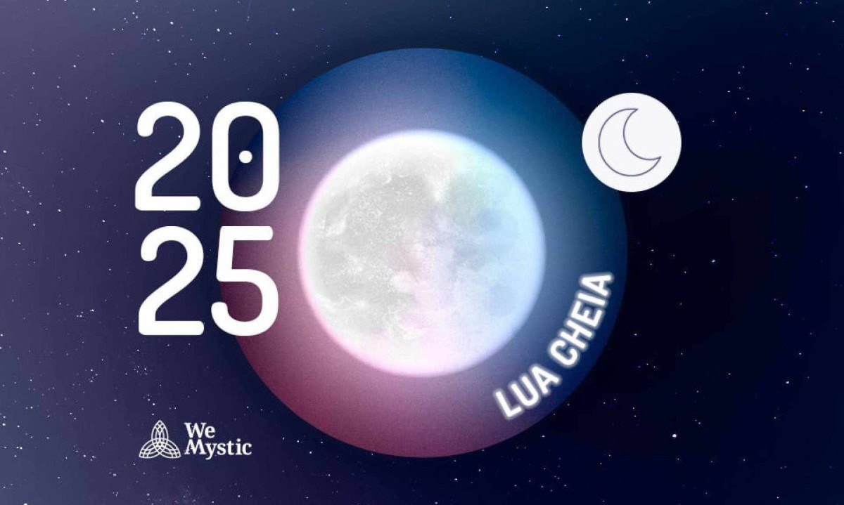 Lua Cheia em 2025: amor, sensibilidade e muita energia -  (crédito: Wemystic)