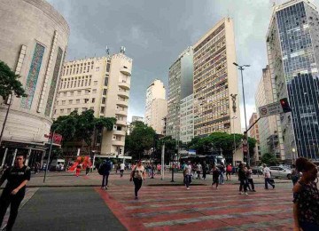 No Centro de BH, Praça 7 homenageia a Independência do Brasil -  (crédito: Jair Amaral/EM/D.A Pres)