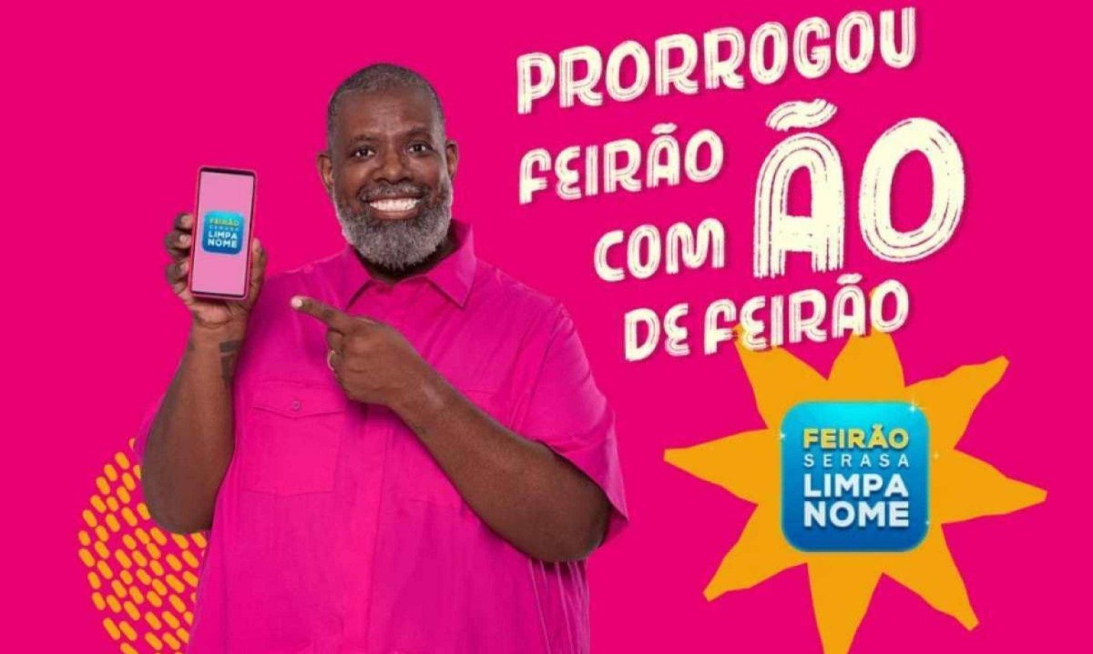 Feirão Serasa Limpa Nome se encerra nesta sexta-feira; mais de nove milhões de acordos já foram fechados -  (crédito: Reprodução)