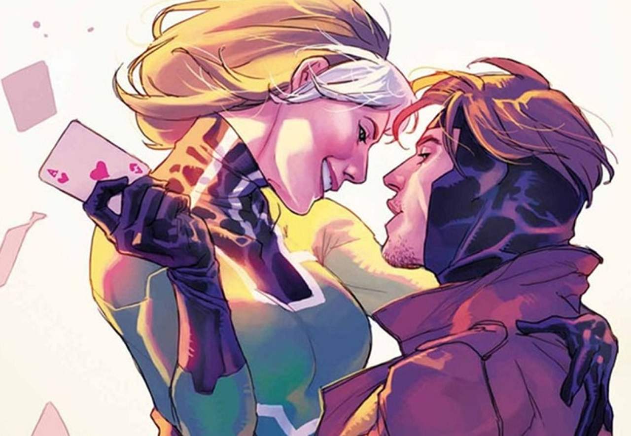 Gambit e Vampira - Este é um casal pouco lembrado pelos fãs de quadrinhos. -Divulgação
