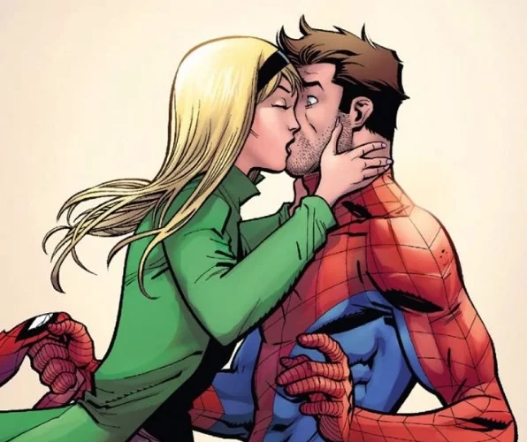 Homem-Aranha e Gwen Stacy - Muitas pessoas que gostam do herói, mas não acompanham os quadrinhos, não sabem quem é Gwen Stacy.