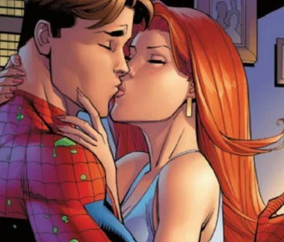 Homem-Aranha e Mary Jane - Outro casal que para muitos fãs está no topo da lista entre os mais conhecidos e mais amados. 