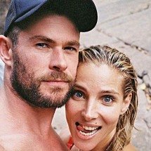 Astro de ‘Thor’ e esposa são criticados por comprar cão de R$ 24 mil - Instagram @chrishemsworth