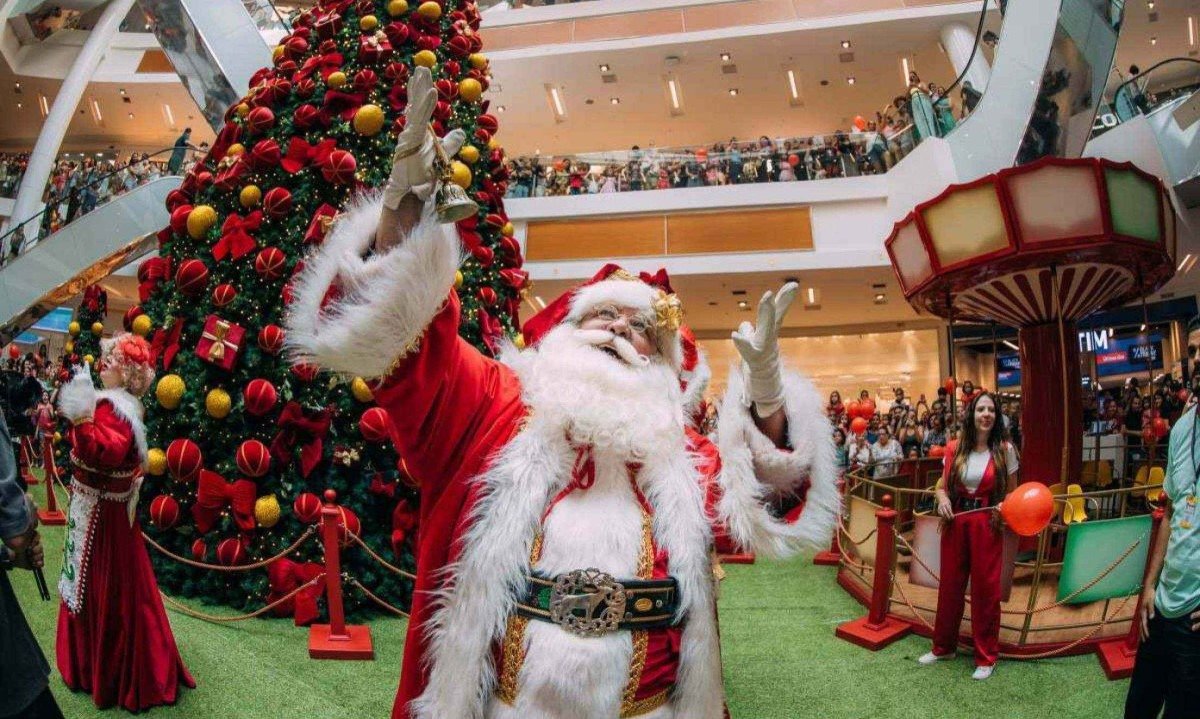 Programações com o Papai Noel em BH     -  (crédito:  Divulgação/ Phillipe Guimarães )