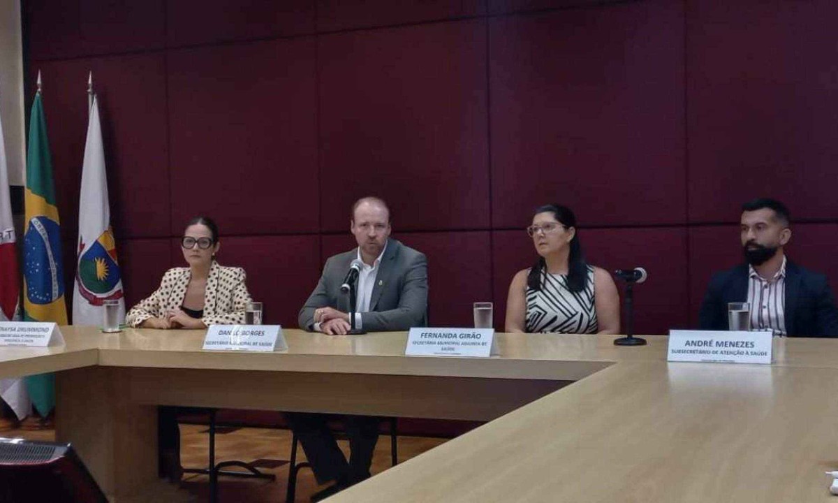 O secretário municipal de Saúde, Danilo Borges, anunciou as metas da pasta para 2025 -  (crédito: Izabella Caixeta/Em/D.A Press)