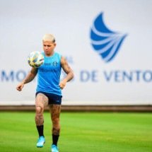 Soteldo em treino pelo Grêmio - (crédito: Foto: Renan Jardim / Grêmio FBPA) Soteldo em treino pelo Grêmio - (crédito: Foto: Renan Jardim / Grêmio FBPA)