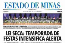 CONFIRA A CAPA DO ESTADO DE MINAS DO DIA 19/12/2024