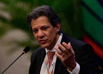 
O ministro da Fazenda, Fernando Haddad tentou minimizar o comportamento do mercado financeiro -  (crédito: Pablo Porciuncula/AFP)