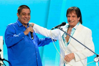 Zeca Pagodinho é um dos convidados de Roberto Carlos no espetáculo 'RC 50', que vai ao ar após 'Mania de você'
 -  (crédito: Bob Paulino/GLOBO)