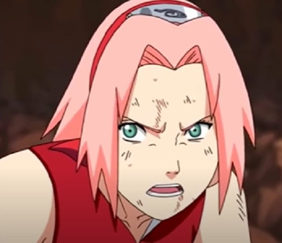 Sakura - A outra integrante do Time 7 é a personagem Sakura. Ele é apaixonada por Sasuke, mas ele 