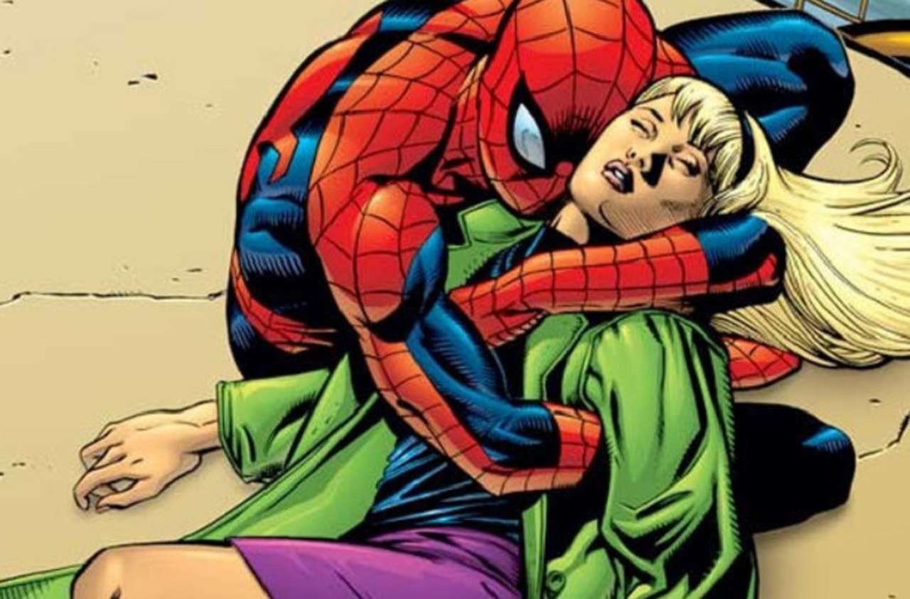 Neste enredo, o Duende Verde derruba Gwen Stacy, namorada do Homem Aranha, do topo da Ponte George Washington. O herói consegue salvar a amada, mas ela morre pelo forte impacto. O confronto entre os dois inimigos é marcante e o vilão morre ao ser perfurado pelo próprio planador, após tentar acertar o Homem-Aranha.
