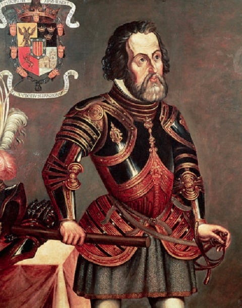 A chegada dos espanhóis, liderados por Hernán Cortés, em 1519, marcou o início do fim do império asteca.