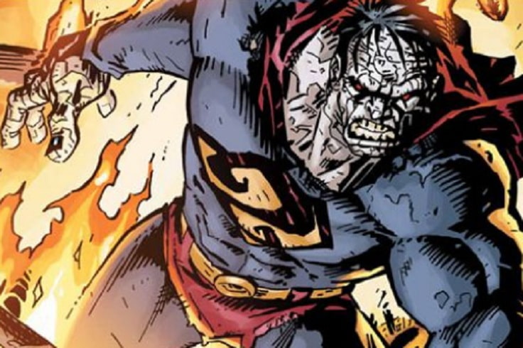 Personagem 19: Bizarro - A cópia do mal do Super-Homem. Esse é o Bizarro, que um ser monstruoso que tem todas as habilidades e força do famoso herói, mas que não tem qualquer inteligência. 