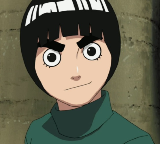 Rock Lee - Ele é um dos ninjas mais dedicados de toda a história de Naruto. Isso porque ele não tem habilidades e talento para fazer ninjutsus ou genjutsus. Desta forma, ele precisa ser o melhor possível no confronto físico para vencer seus adversários.