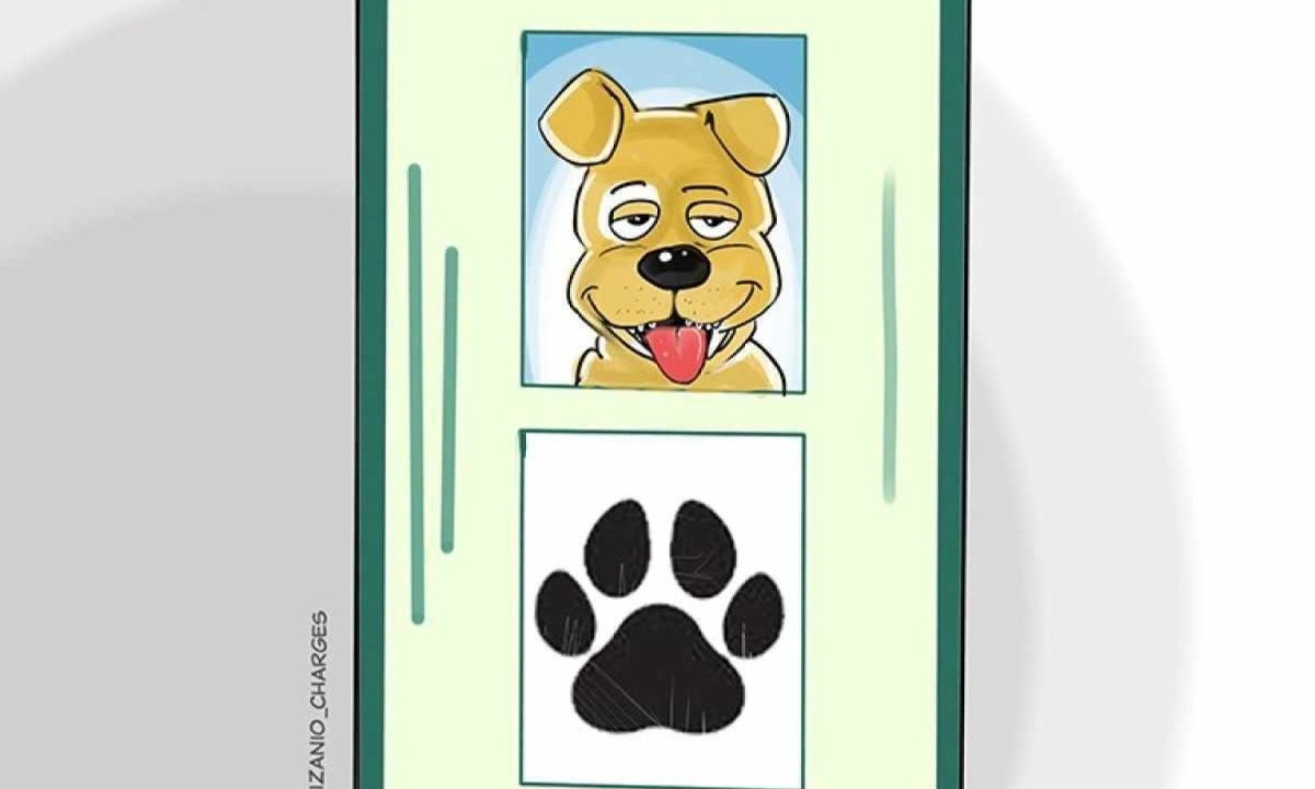 Pets ganham cadastro nacional que funcionará como "RG". -  (crédito: @izanio_charges)