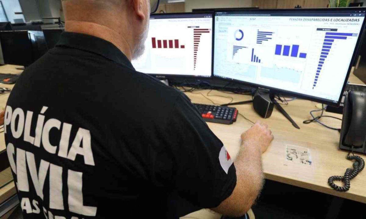  PolÃ­cia Civil possui site com dados sobre pessoas desaparecidas -  (crédito: PCMG/DIVULGAÃ?Ã?O)