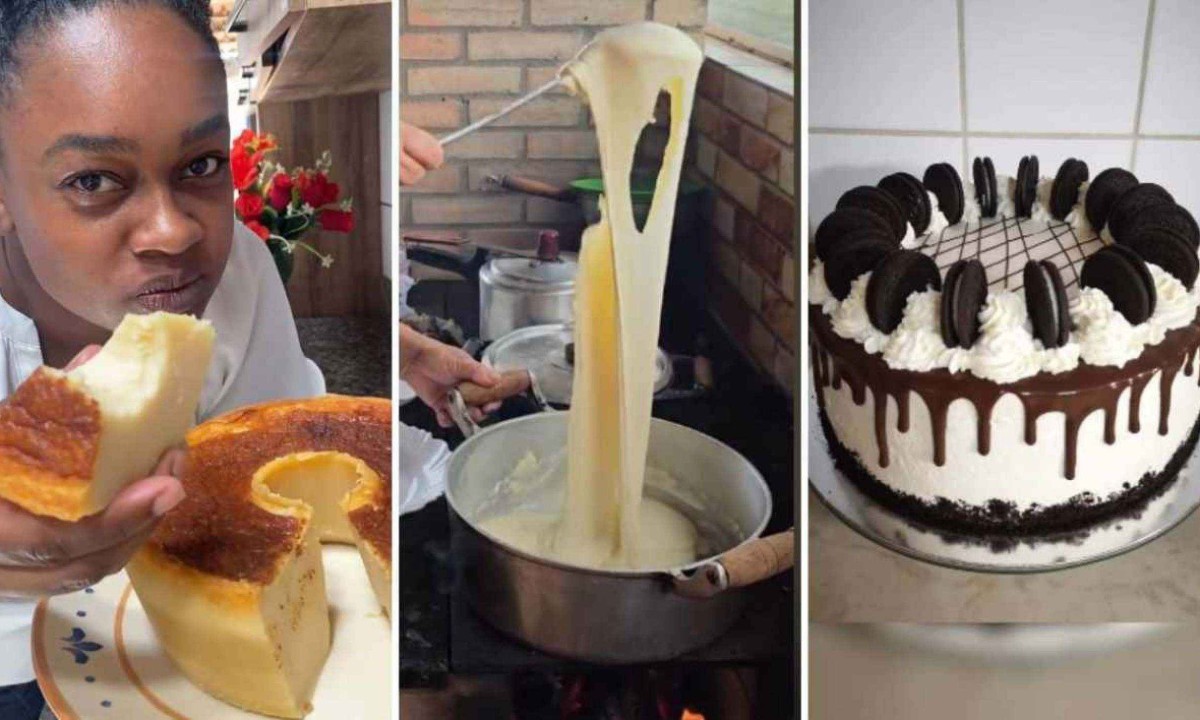 Bolo pega marido, requeijão caseiro e bolo de aniversário com Oreo foram alguns dos mais vistos no Kwai -  (crédito: Reprodução / Kwai)