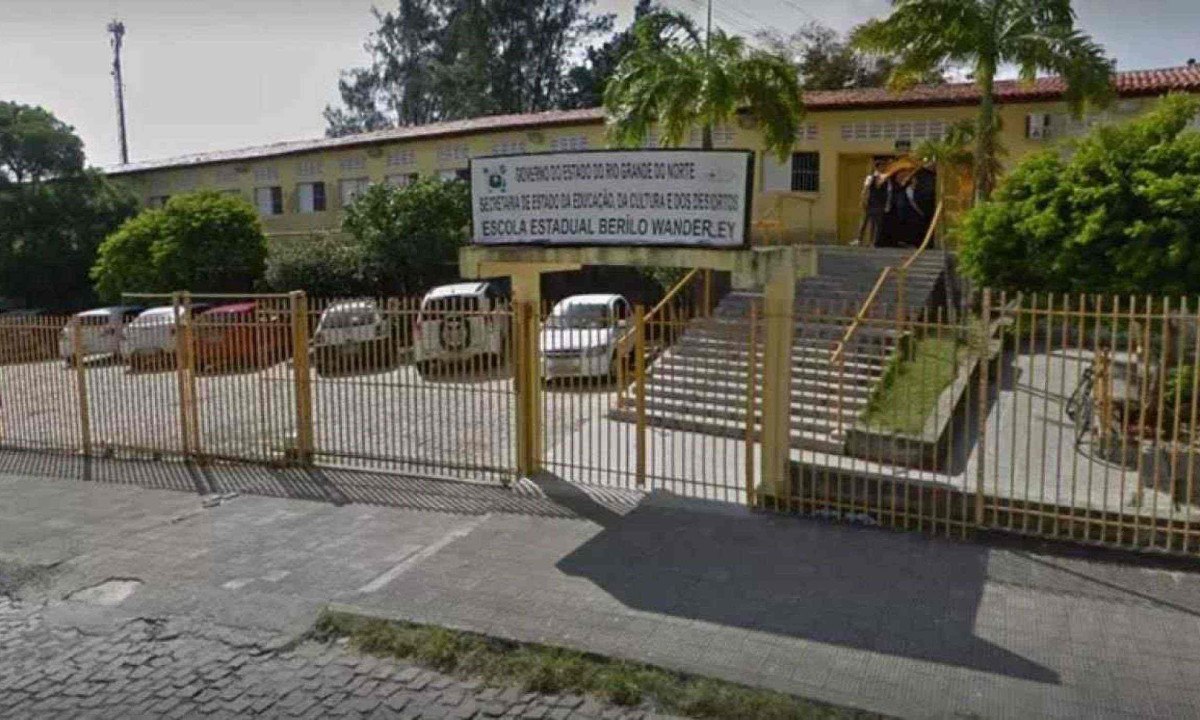 Escola onde aconteceu o crime -  (crédito: Reprodução/Google Street View)