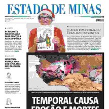 CONFIRA A CAPA DO ESTADO DE MINAS DO DIA 20/12/2024 - Capa do Estado de Minas