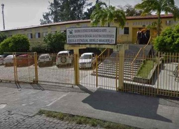 Escola onde aconteceu o crime -  (crédito: Reprodução/Google Street View)