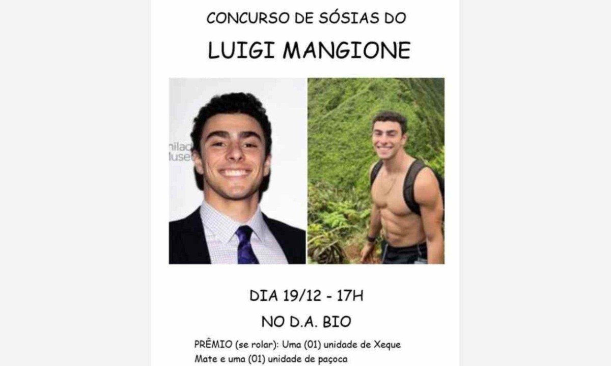 Luigi ganhou popularidade nas redes sociais após o crime -  (crédito: Reprodução)