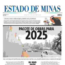 CONFIRA A CAPA DO ESTADO DE MINAS DO DIA 21/12/2024