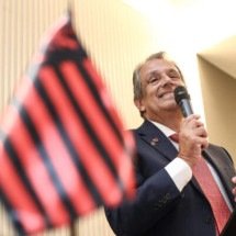 Bap assume o Flamengo e diz que pretende modernizar e profissionar todos os setores do clube -  (crédito: Fotos: Gilvan de Souza/Flamengo )
