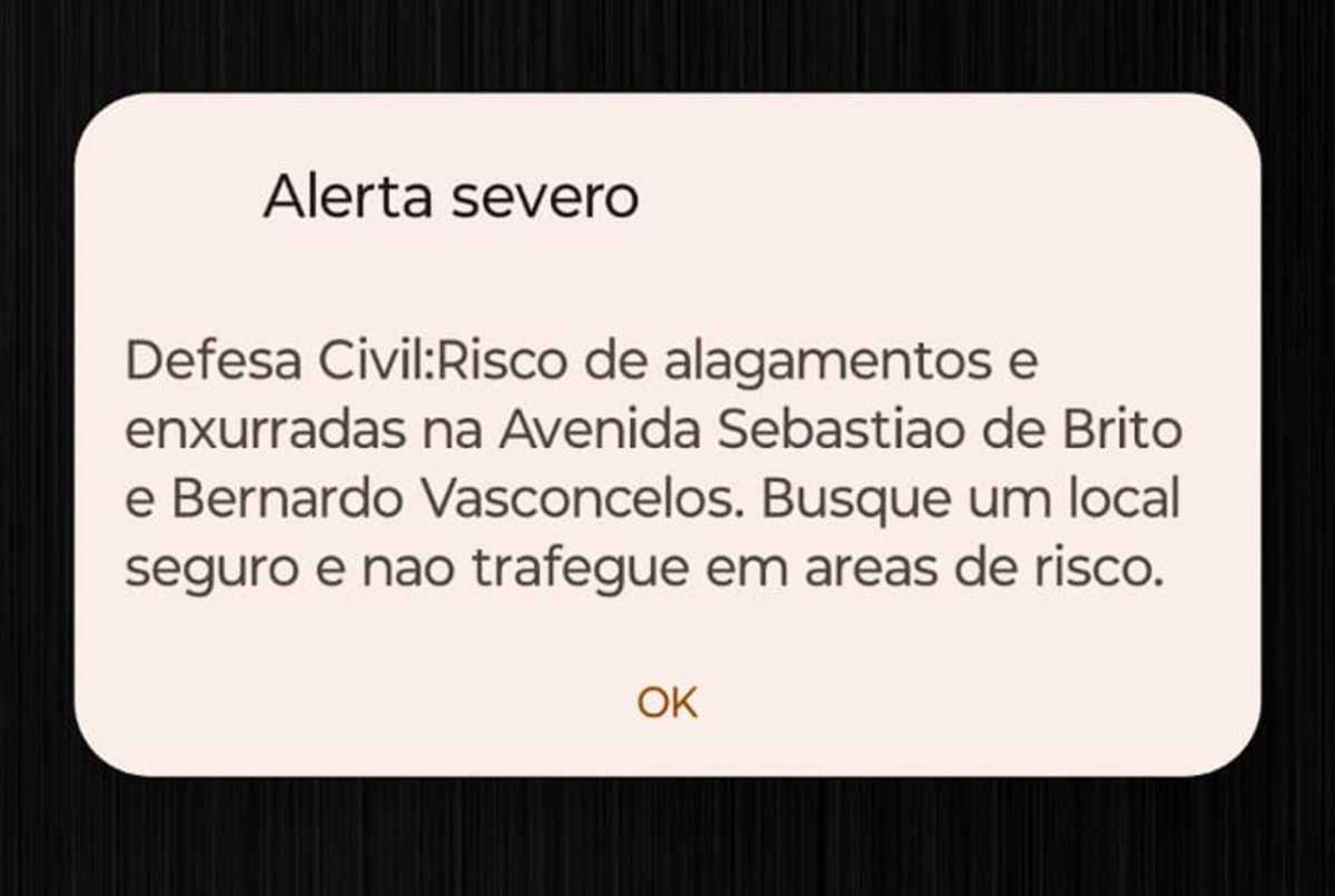 Temporal em BH: avenidas estão em risco de alagamento; veja quais