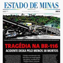 Confira a capa do Estado de Minas do dia 22/12/2024 - Estado Minas