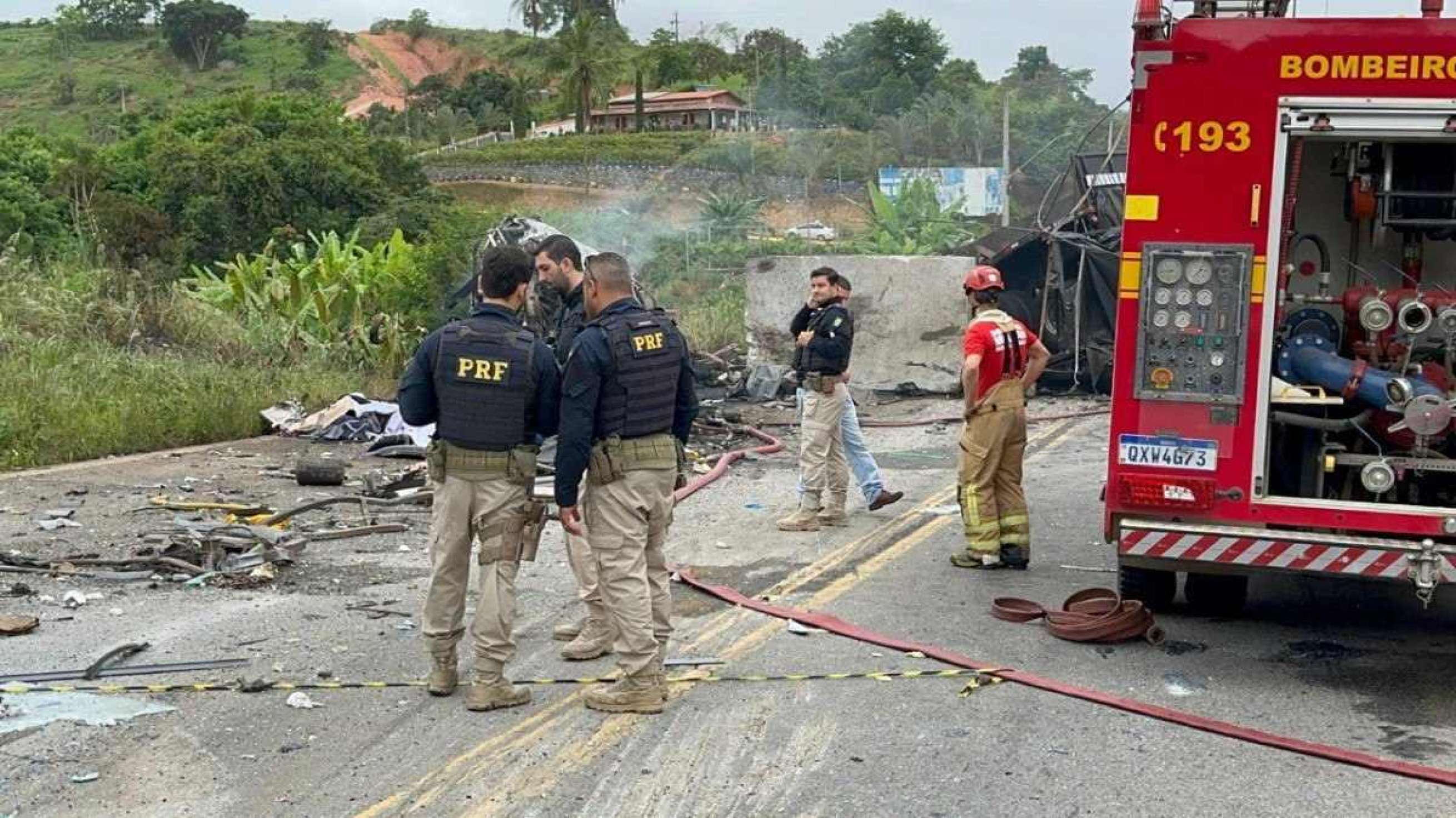 Polícia atualiza para 41 o número de vítimas em acidente na BR-116