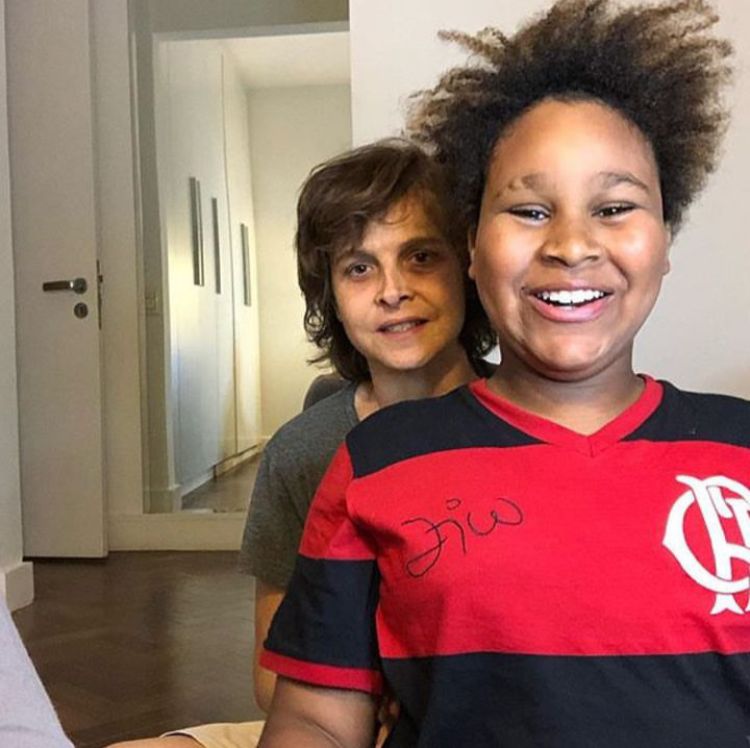 Drica Moraes - A atriz tentou engravidar várias vezes por inseminação artificial, mas nunca conseguiu. Foi então que adotou o menino Mateus após entrar no Cadastro Nacional de Adoção. -Reprodução / Instagram
