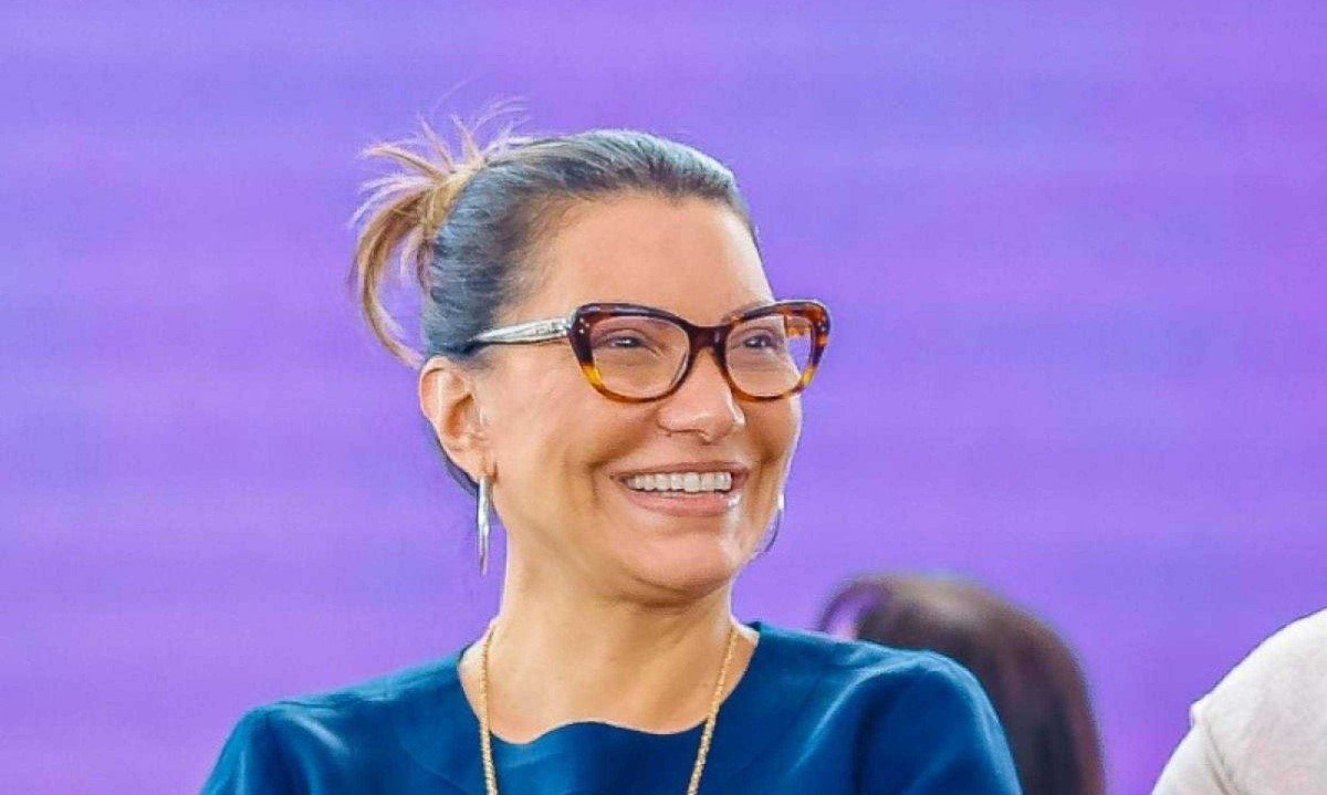 Primeira-dama Rosangela Silva, a Janja, vem passando por uma queda de popularidade recentemente -  (crédito: Ricardo Stuckert / PR)