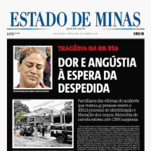 Confira a capa do Estado de Minas do dia 23/12/2024 - ESTADO DE MINAS